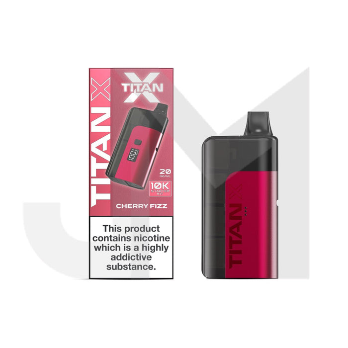 20mg Titan X 10k Puff Prefilled Pod Vape Kit
