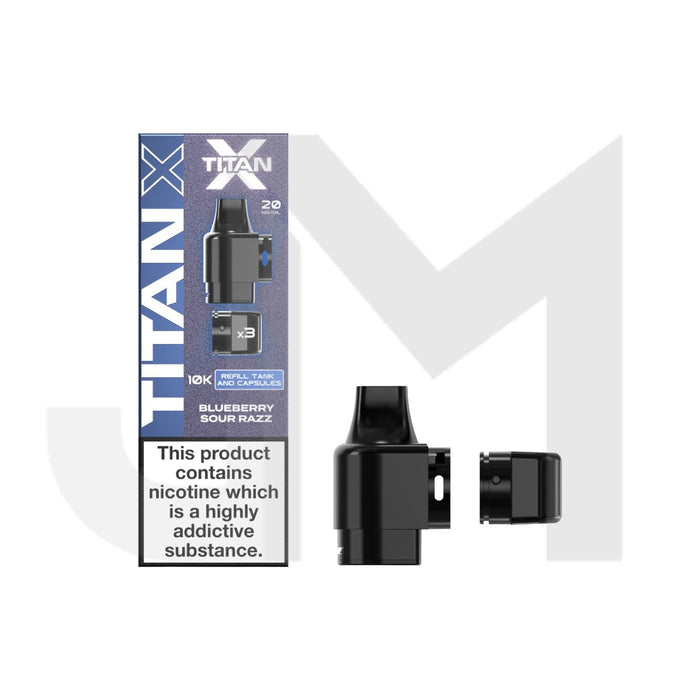 20mg Titan X 10k Puff Prefilled Pods