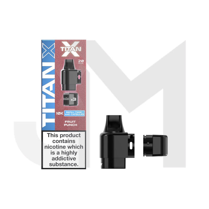 20mg Titan X 10k Puff Prefilled Pods