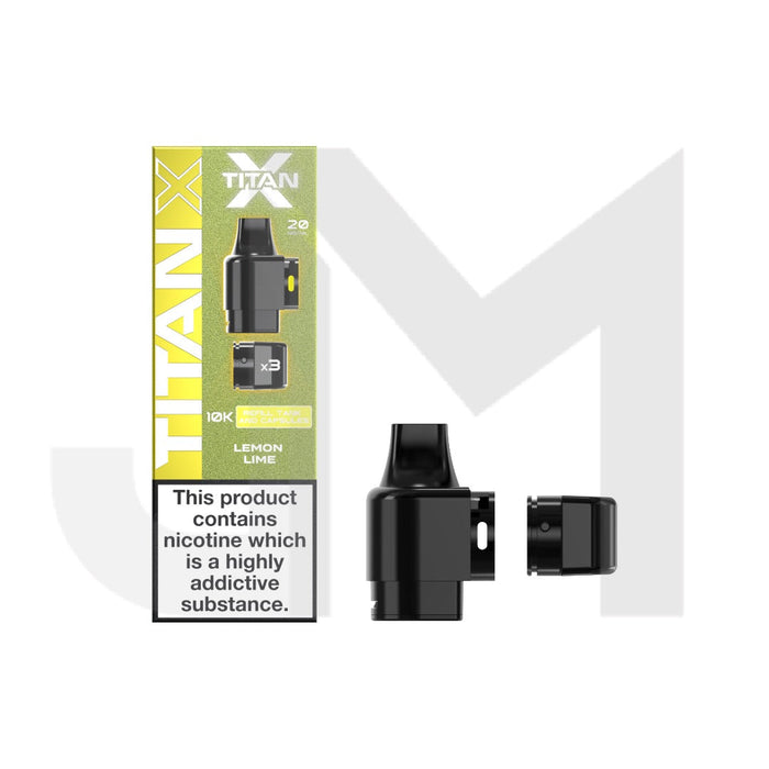 20mg Titan X 10k Puff Prefilled Pods