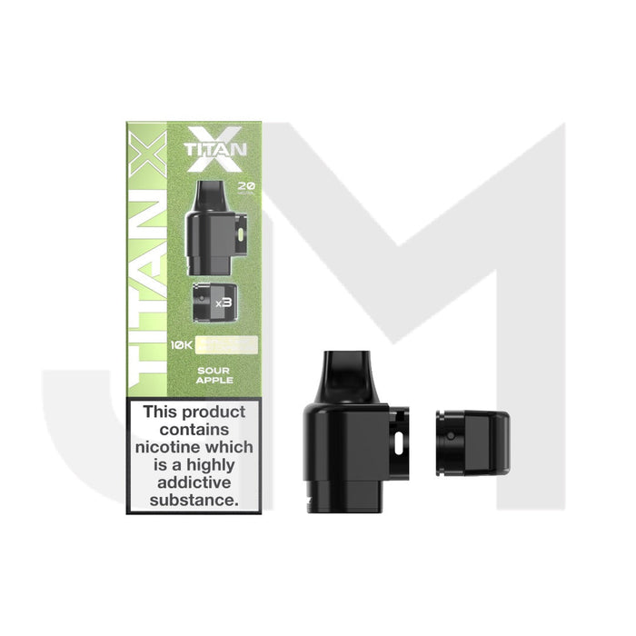 20mg Titan X 10k Puff Prefilled Pods
