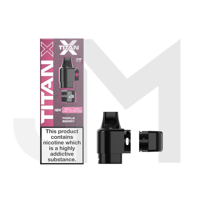 20mg Titan X 10k Puff Prefilled Pods