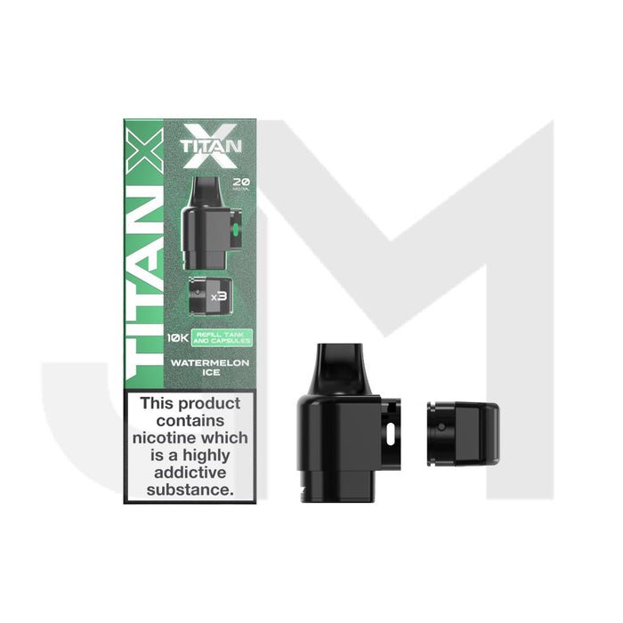 20mg Titan X 10k Puff Prefilled Pods