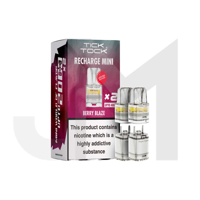 Tick Tock Recharge MINI 2K Prefilled Pods  2000 Puffs