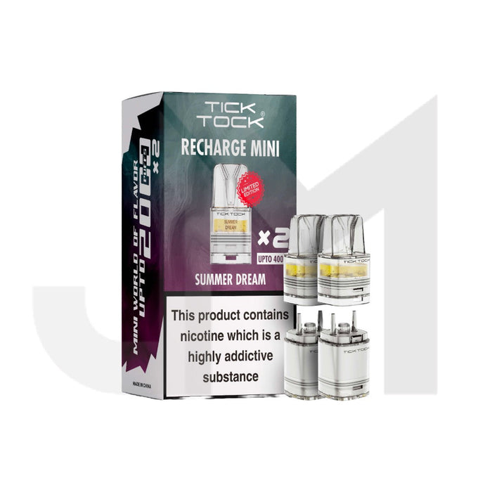 Tick Tock Recharge MINI 2K Prefilled Pods  2000 Puffs