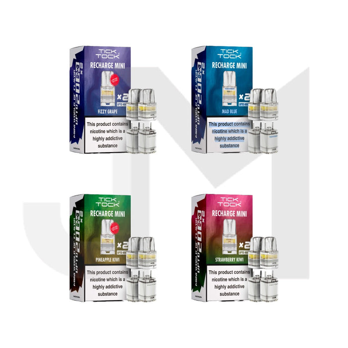 Tick Tock Recharge MINI 2K Prefilled Pods  2000 Puffs