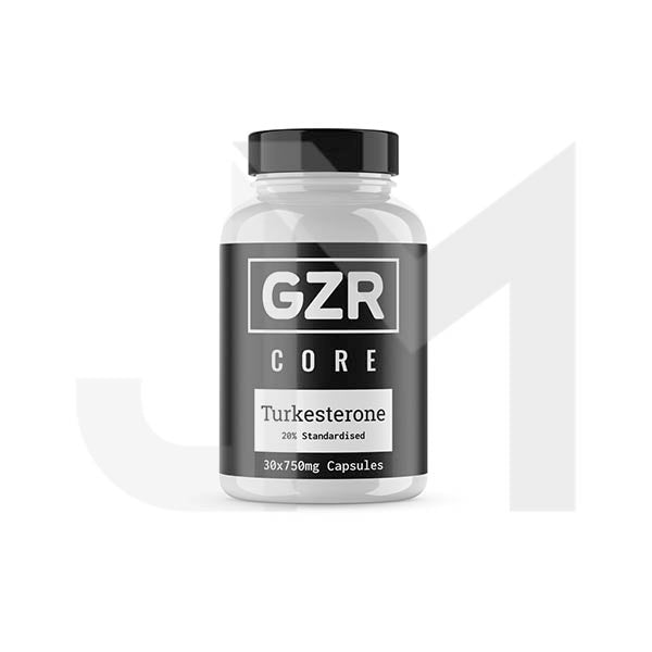 GZR 750mg Turkesterone Capsules - 30 Capsules