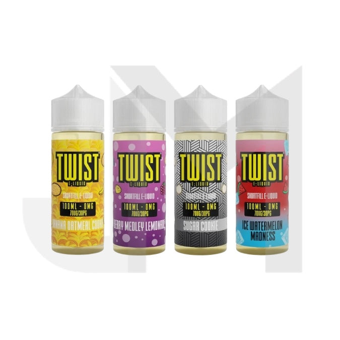 0mg Twist E-liquids 100ml Shortfill (70VP/30PG)