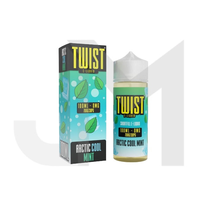 0mg Twist E-liquids 100ml Shortfill (70VP/30PG)