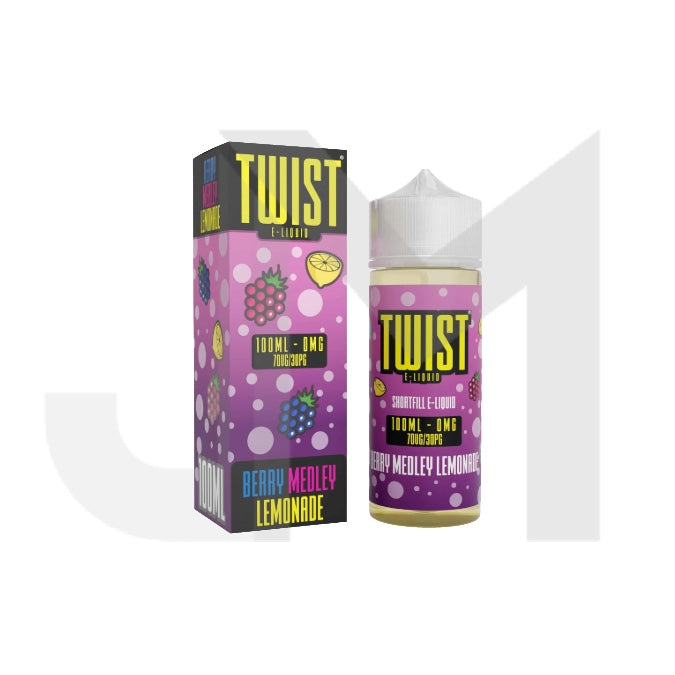 0mg Twist E-liquids 100ml Shortfill (70VP/30PG)
