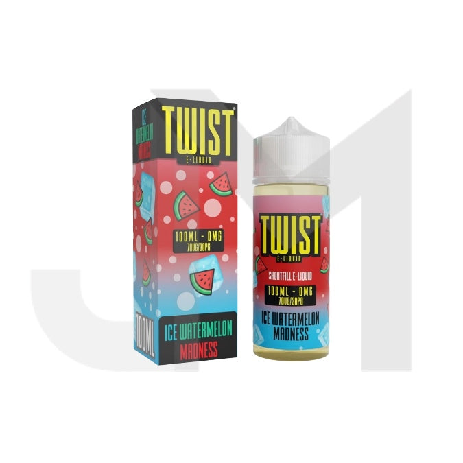 0mg Twist E-liquids 100ml Shortfill (70VP/30PG)