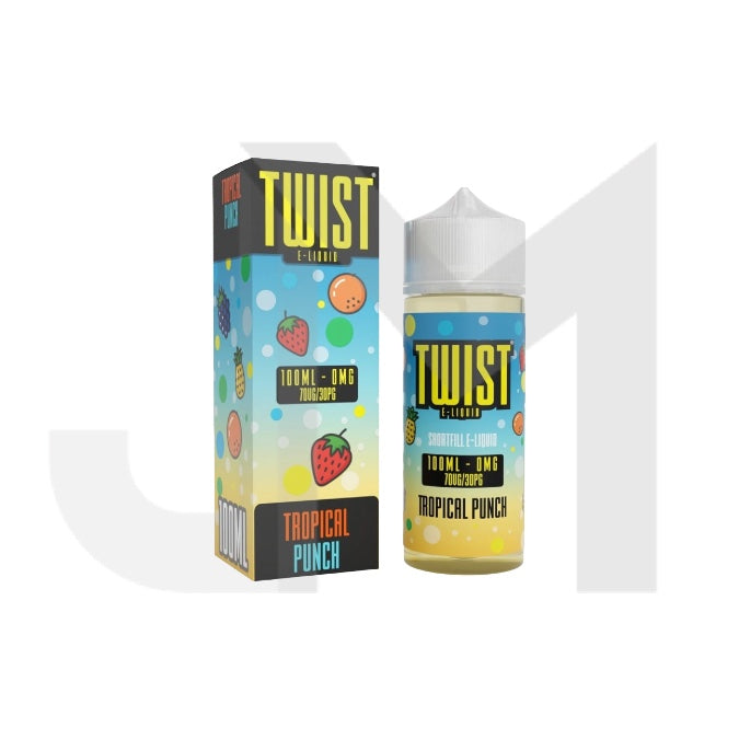 0mg Twist E-liquids 100ml Shortfill (70VP/30PG)