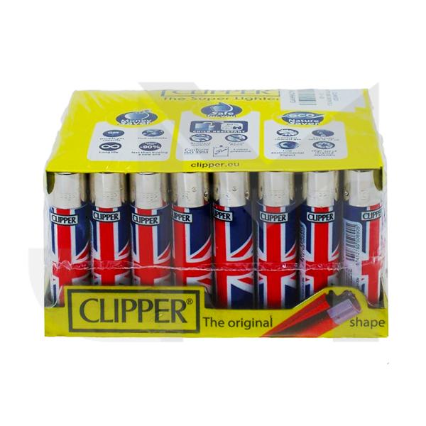 40 Clipper D48 CP11RH Refillable Classic Lighters Union Flag 2025 - CL3A1681UKH