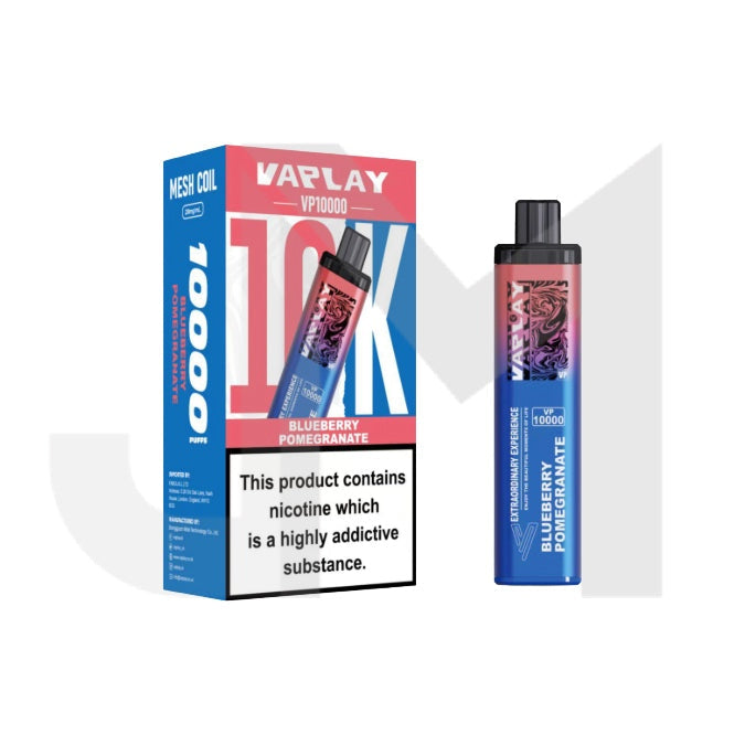 20mg Vaplay Royal 10k Prefilled Pod Vape Kit 10000 puffs