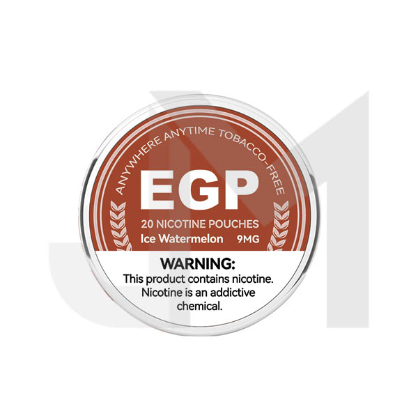 9mg EGP Nicotine Pouches - 20 Pouches