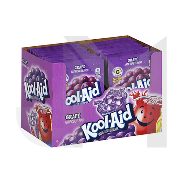 USA Kool-Aid Unsweetened Drink Mix - 48 Packets - Past / Best Before date