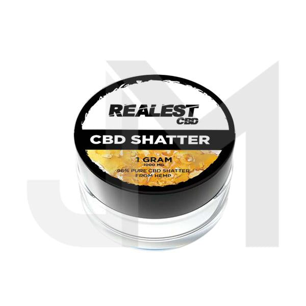 Realest CBD 1000mg Broad Spectrum CBD Shatter (BUY 1 GET 1 FREE)