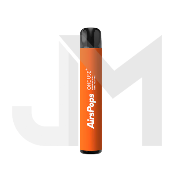 19mg AirsPops By Airscream One Use Disposable Vape Device 800 Puffs
