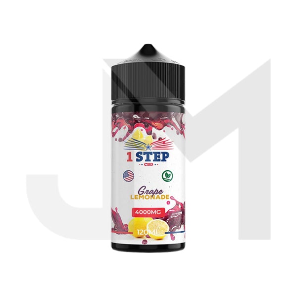 1 Step CBD 4000mg CBD E-liquid 120ml (BUY 1 GET 1 FREE)