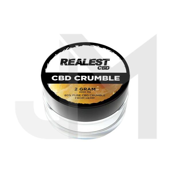 Realest CBD 2000mg 80% Broad Spectrum CBD Crumble (BUY 1 GET 1 FREE)