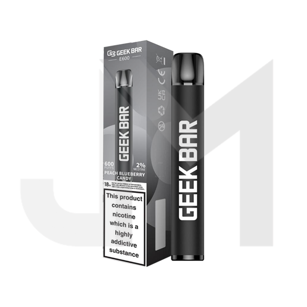 EXPIRED :: 20mg Geekvape Geek Bar E600 Disposable Vape Device 600 Puffs
