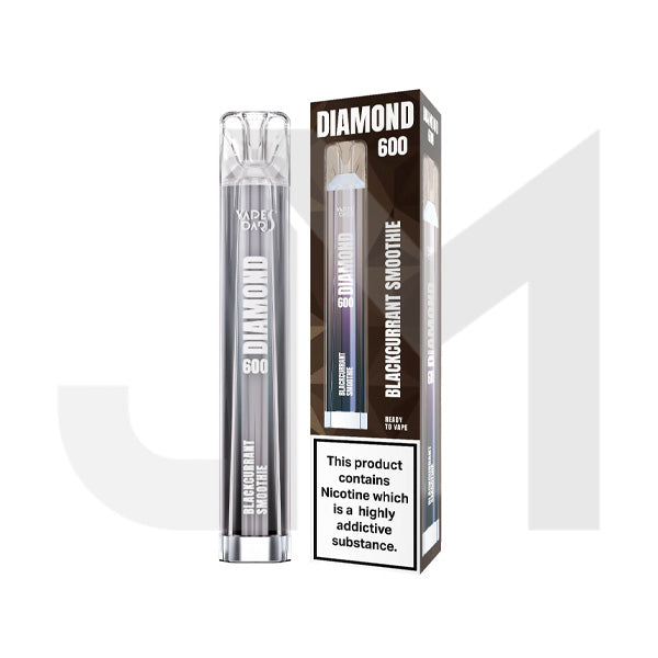 20mg Vapes Bars Diamond 600 Disposable Vape Device 600 Puffs