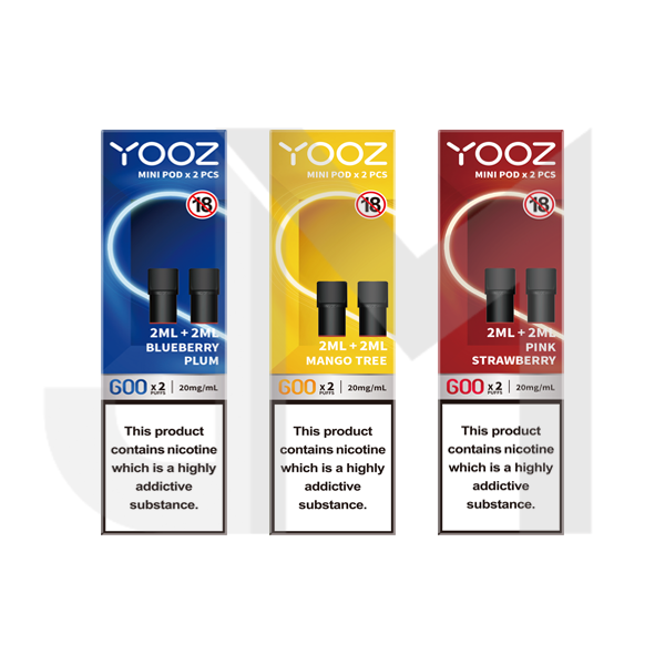 Yooz Mini Replacement Pods 2PCS 2ml (BUY 5 GET 1 FREE)