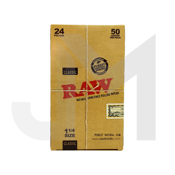 24 Raw Classic 1 1/4 Size Rolling Papers