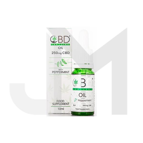 CBD Leafline 250mg CBD Food Supplement Oil 10ml