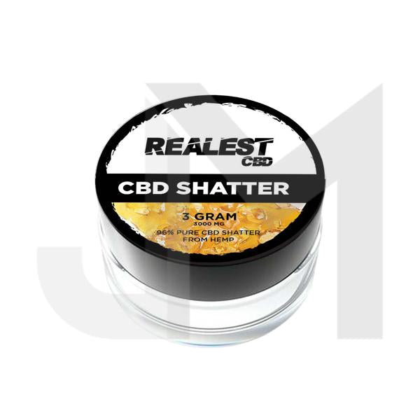 Realest CBD 3000mg Broad Spectrum CBD Shatter (BUY 1 GET 1 FREE)