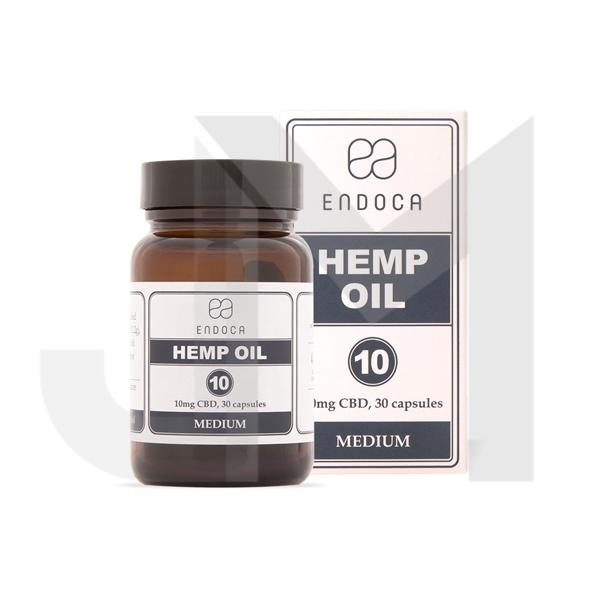 Endoca 300mg CBD Capsules Hemp Oil - 30 Soft Gel's