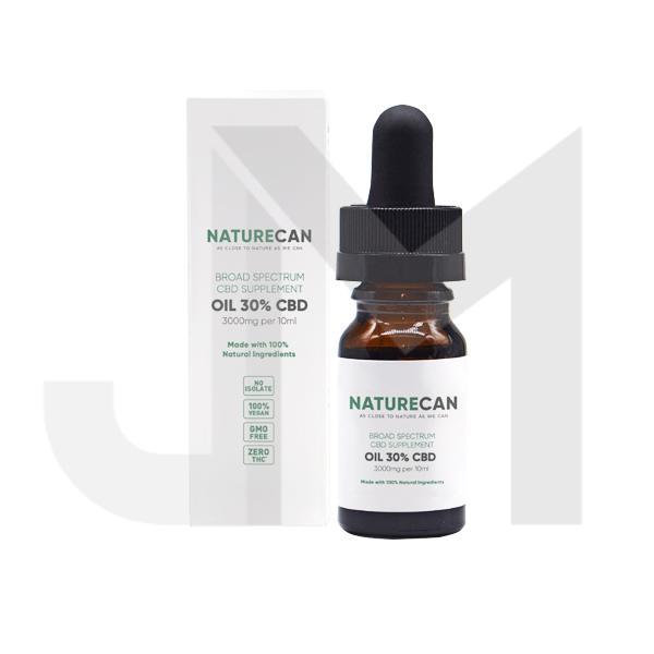 Naturecan 30% 3000mg CBD Broad Spectrum MCT Oil 10ml