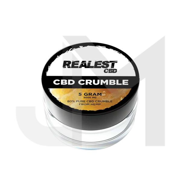 Realest CBD 5000mg 80% Broad Spectrum CBD Crumble (BUY 1 GET 1 FREE)