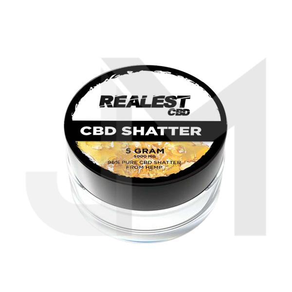 Realest CBD 5000mg Broad Spectrum CBD Shatter (BUY 1 GET 1 FREE)