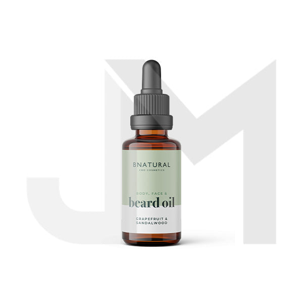 Bnatural 100mg CBD Beard & Face Oil - 30ml