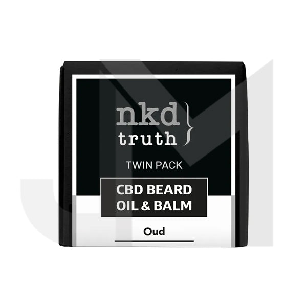 NKD 150mg CBD Twin Pack OUD Beard Oil and balm (BUY 1 GET 1 FREE)