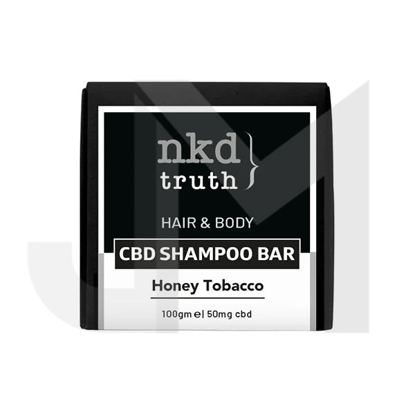 NKD 50mg CBD Speciality Body & Hair Shampoo Bar 100g - Honey Tobacco (BUY 1 GET 1 FREE)