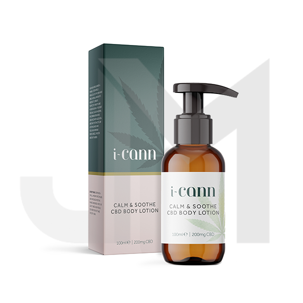 i-Cann Calm & Soothe: 200mg CBD Body Lotion - 100ml