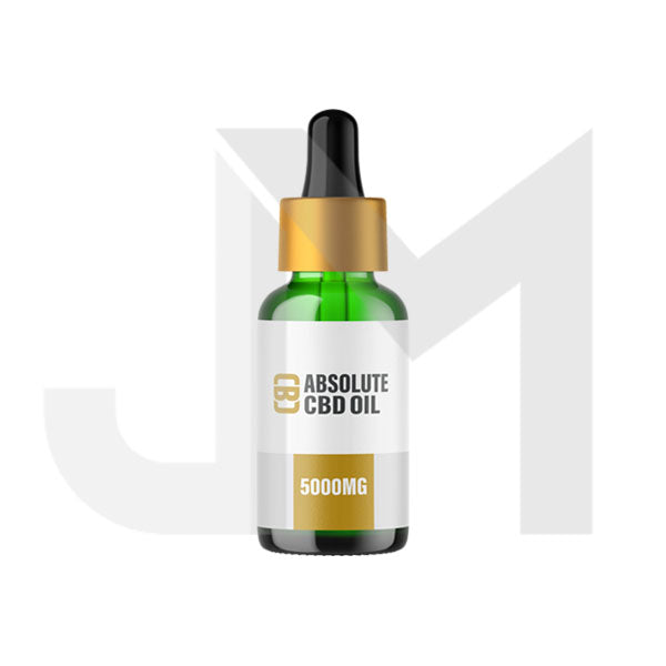 CBD Asylum 5000mg Absolute CBD Oil 20ml (BUY 1 GET 2 FREE)