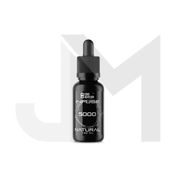 CBD Asylum Infuse 5000mg CBD Natural Oil - 30ml (BUY 1 GET 2 FREE)