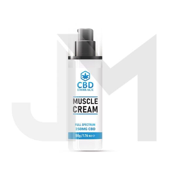 CBD Embrace 250mg Full Spectrum CBD Muscle Cream - 50g