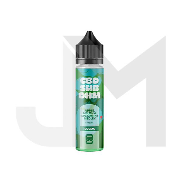 CBD Sub Ohm 1000mg CBD E-liquid 50ml (70VG/30PG) (BUY 1 GET 2 FREE)