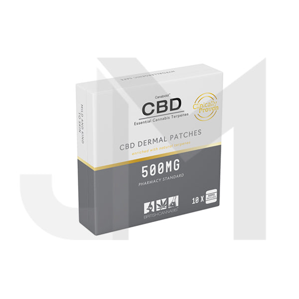 CBD by British Cannabis 500mg CBD Dermal CBD Patches - 10 Patches