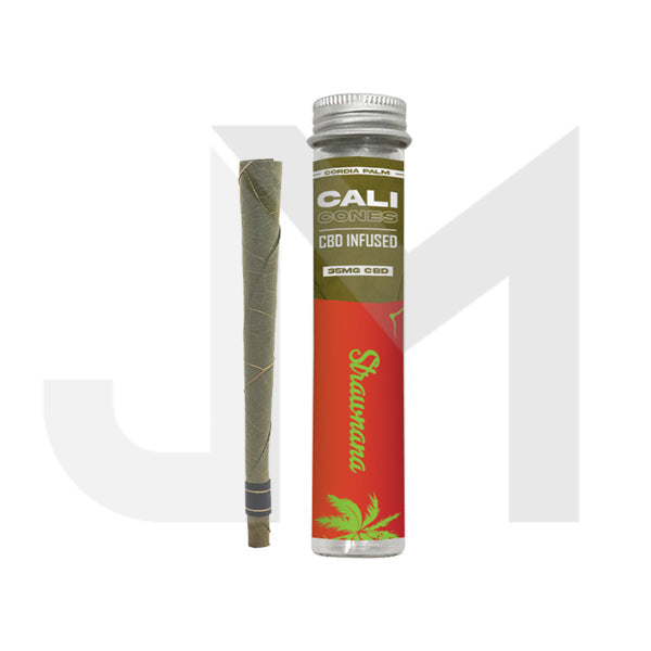 CALI CONES Cordia 30mg Full Spectrum CBD Infused Palm Cone - Strawnana