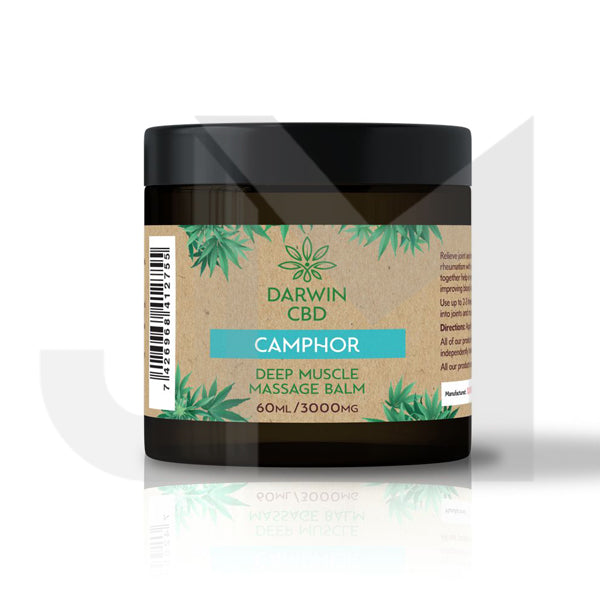 Darwin CBD 3000mg CBD Camphor Massage Balm - 60ml