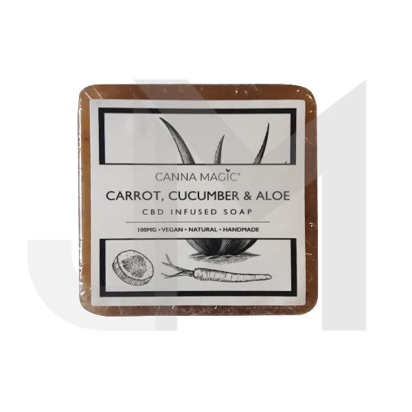 Canna Magic 100mg CBD Carrot, Cucumber & Aloe Soap 145g