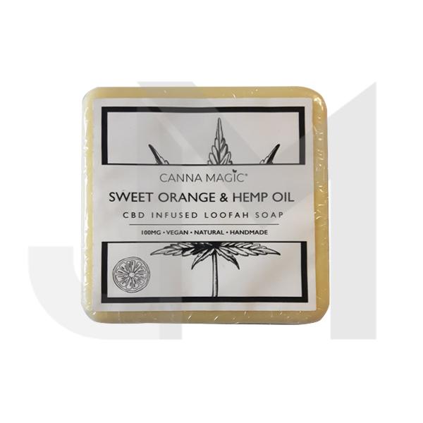 Canna Magic 100mg CBD Sweet Orange & Hemp Oil Soap 145g