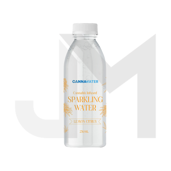 Cannawater Cannabis Infused Lemon Citrus Sparkling Water 250ml