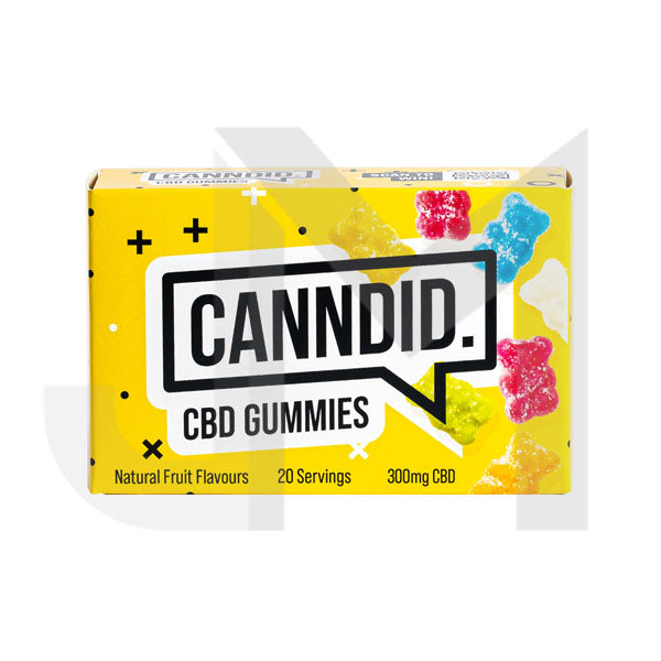 Canndid 300mg CBD Gummies - 20 Pieces (BUY 2 GET 1 FREE)