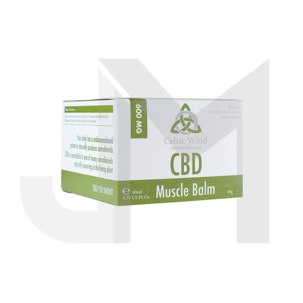 Celtic Wind Crops 600mg CBD Muscle Balm - 40ml (BUY 1 GET 1 FREE)